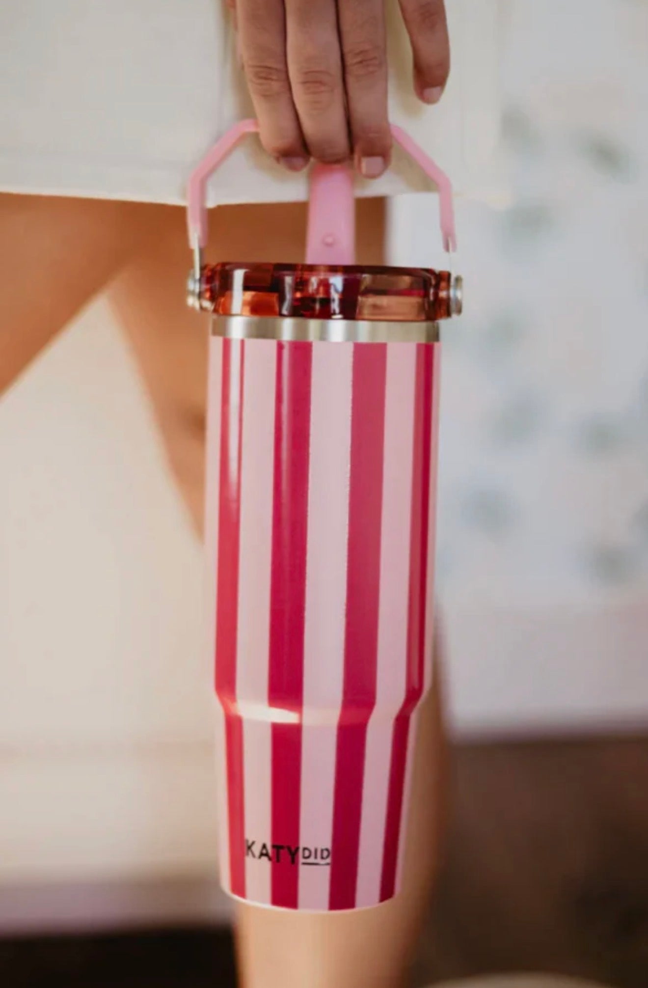 Cabana 30oz Pink & Wine Tumbler