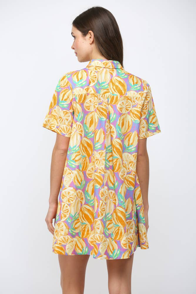 The Citrus Poplin Dress | Fate