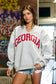 Georgia Split-Neck Terry Sweatshirt | Bucketlist