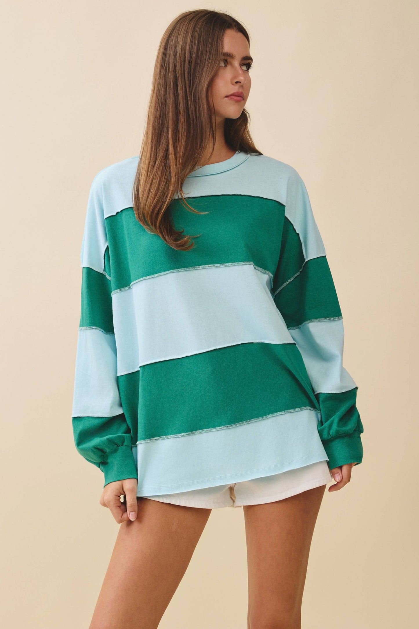 The Striped Slouchy Top | AEMI & Co.