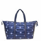 Cassie Weekender Duffel Bag | Sapphire Polkadot