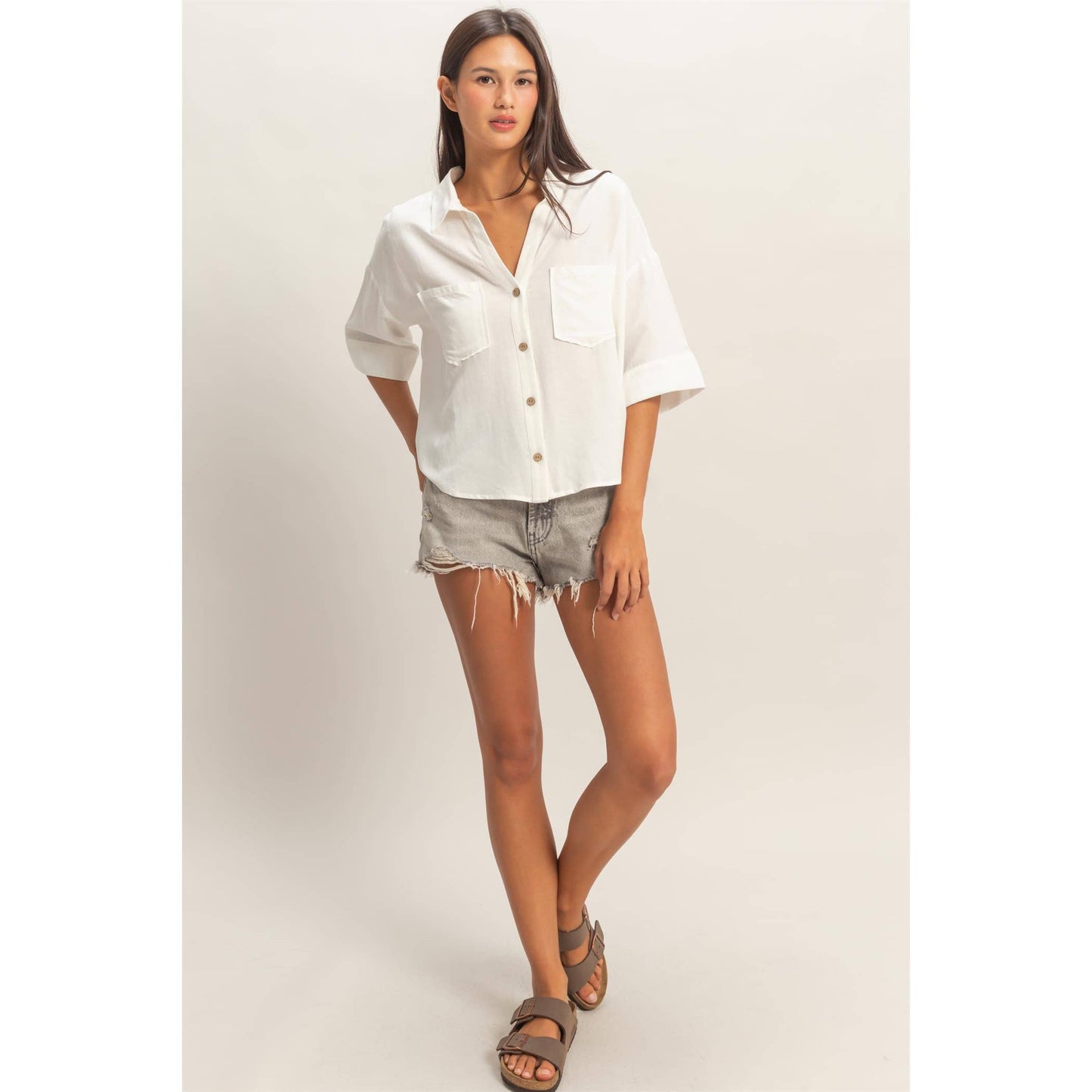 The Bennie Button Up (4Colors) | HYFVE