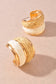 Two Tone Raffia Hoops