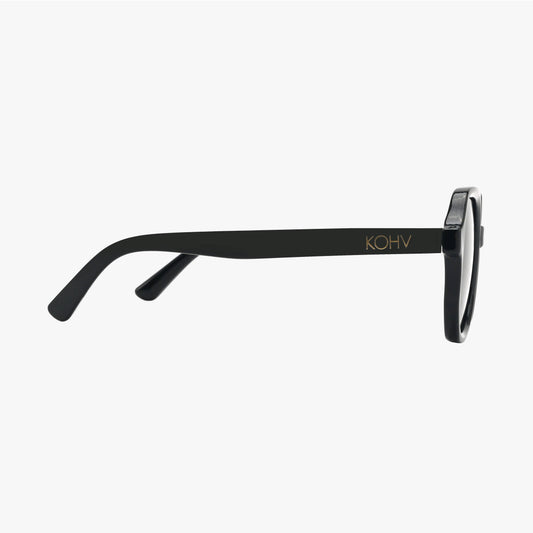 LUNA MIDNIGHT Polarized Square Designer Fashion Sunglasses
