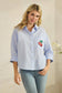 The Cherry Sequin Button Down | Star Drop
