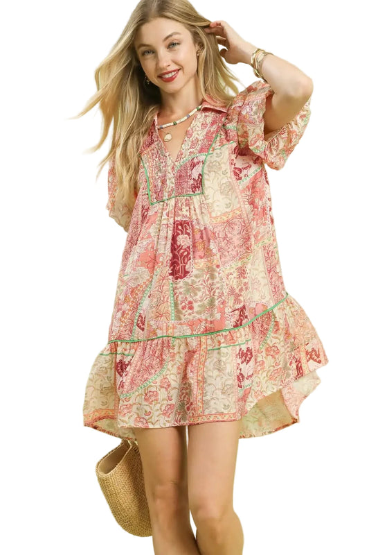 The Patchwork Dress (two colors) | Umgee