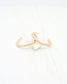 Lexi Small Hoop Earring Worn Gold