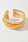Multi Polished Box Cuff Bracelet