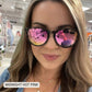 Midnight - Women's Polarized Medium Horn Sunglasses