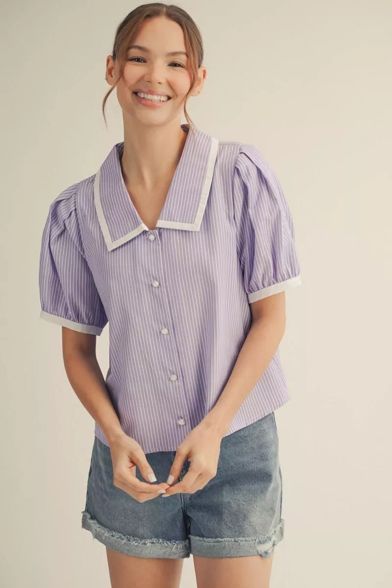 The Lucy Lavender Top | Jodifl
