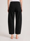 Crop Straight Black Denim | Luzina