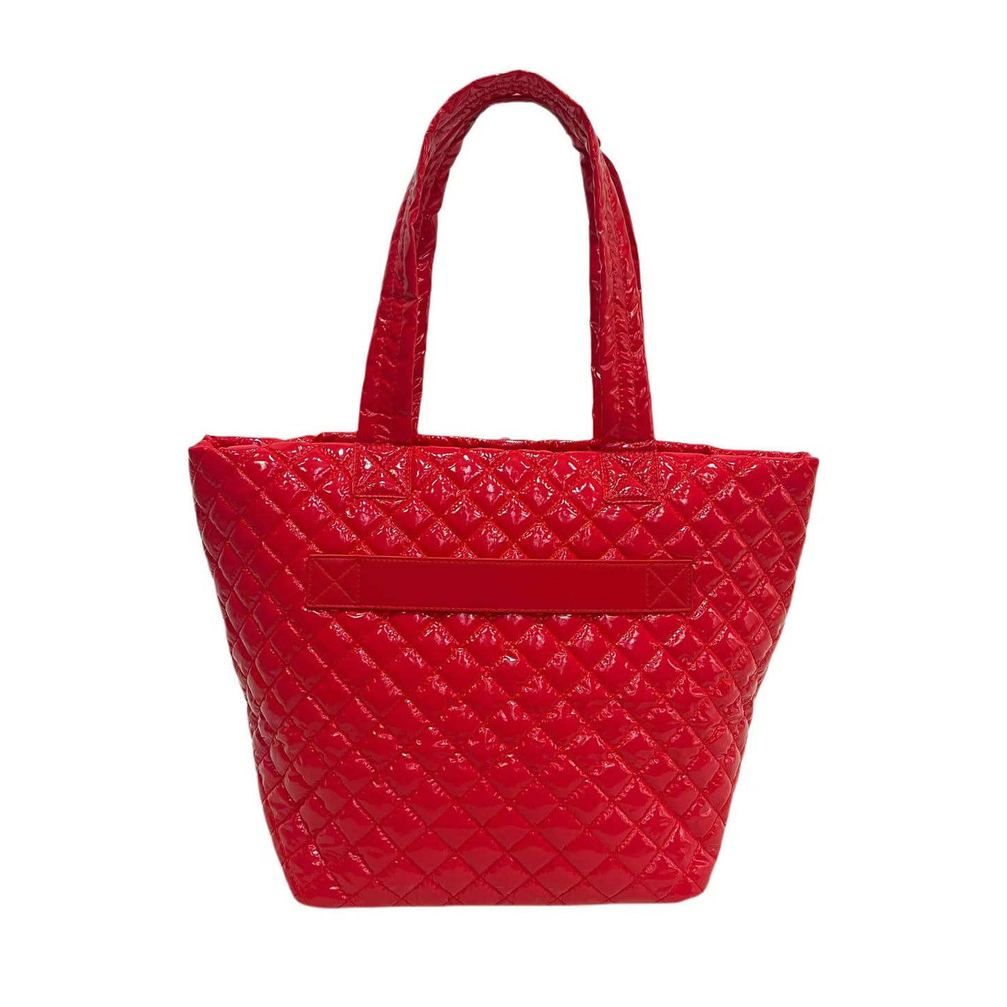 Diamond Tote Shoulder Bag Cherry Red