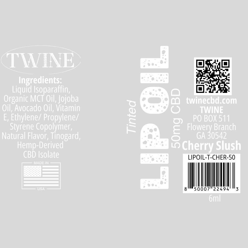 Twine CBD Lip Oil – Black Cherry