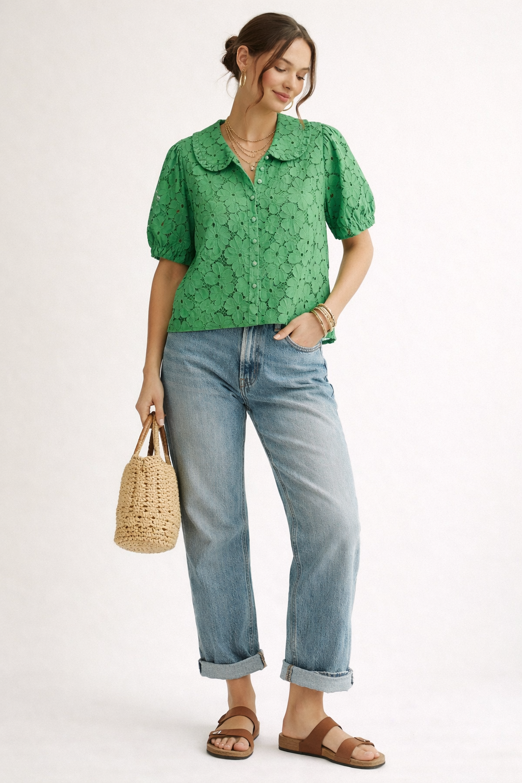 The Kelly Eyelet Top | Jodifl