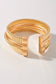 Multi Polished Box Cuff Bracelet