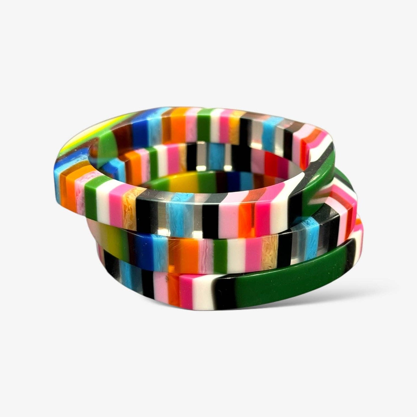 Rainbow Resin Bangle