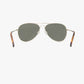 RYDER CLASSIC Polarized Aviator Metal Sunglasses