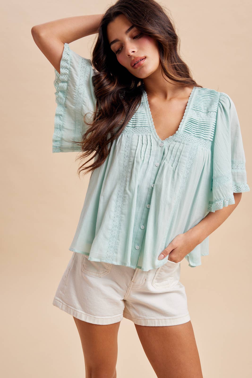 The Darling Pin-Tuck Top | In Loom