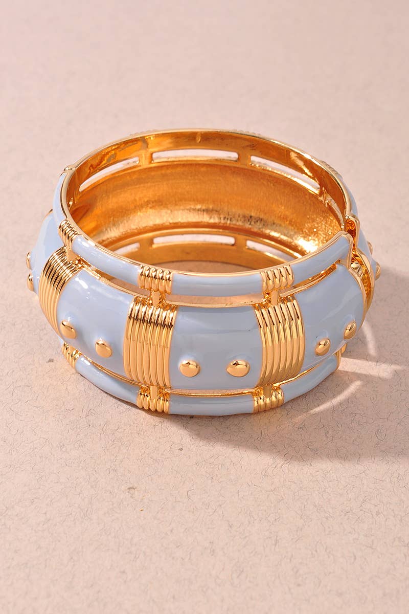 ENTIQUE DESIGN CHUNKY HINGED BRACELET