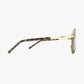 AURA GREEN TORTOISE Polarized Fashion Aviator Sunglasses
