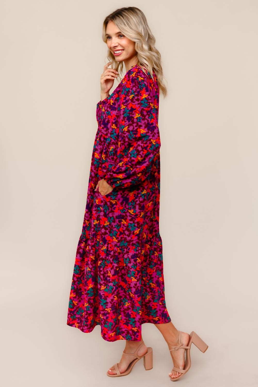 The Lindsay Tiered Maxi | Haptics