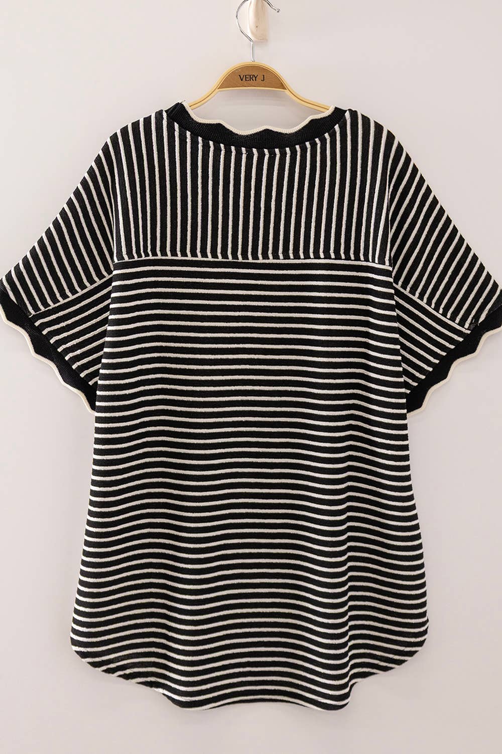 The Scallop Trim Black | New In