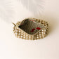 Large Painted Gingham Pouch | Sunshine Tienda