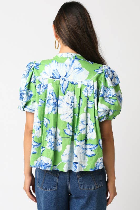 The Whimberly Top | Olivaceous