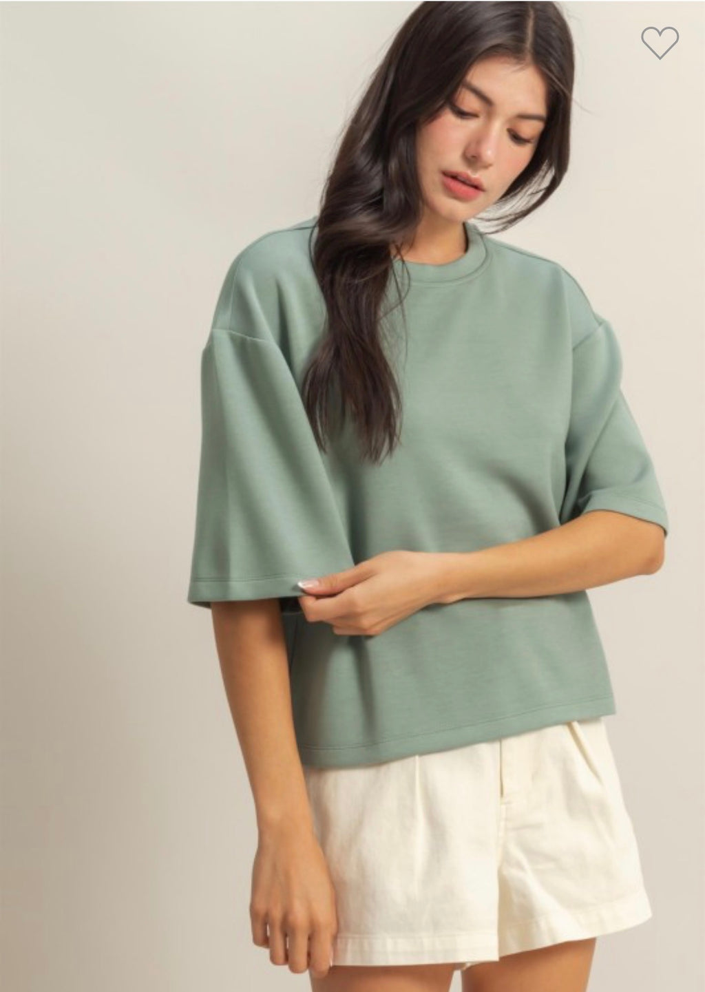 Double Knit Drop Shoulder