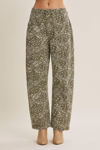 The Market Day Printed Pant | In February