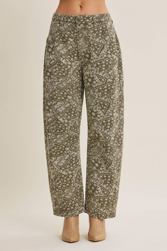 The Market Day Printed Pant | In February