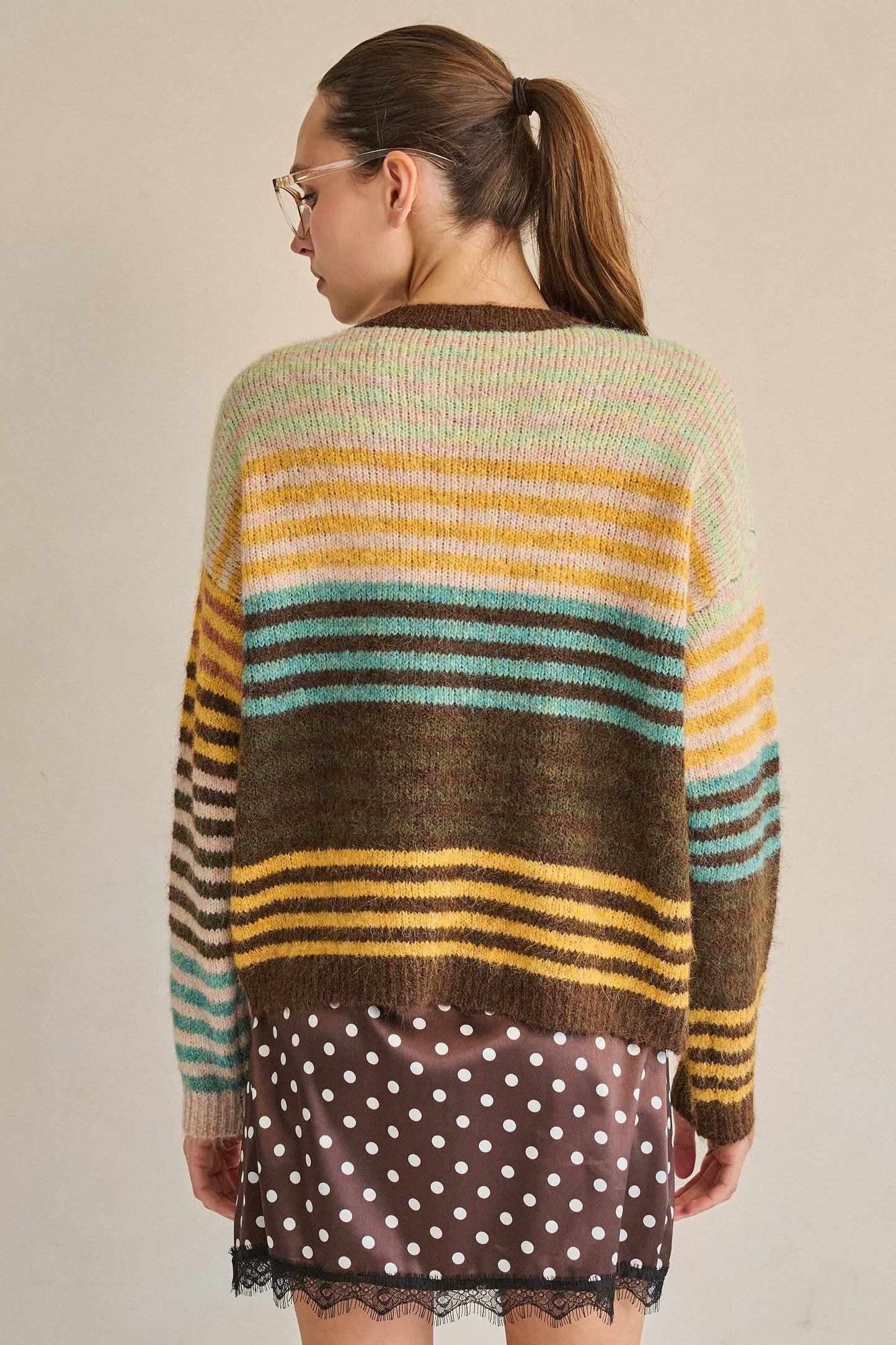 Two Tone Cardi | Jade by Jane
