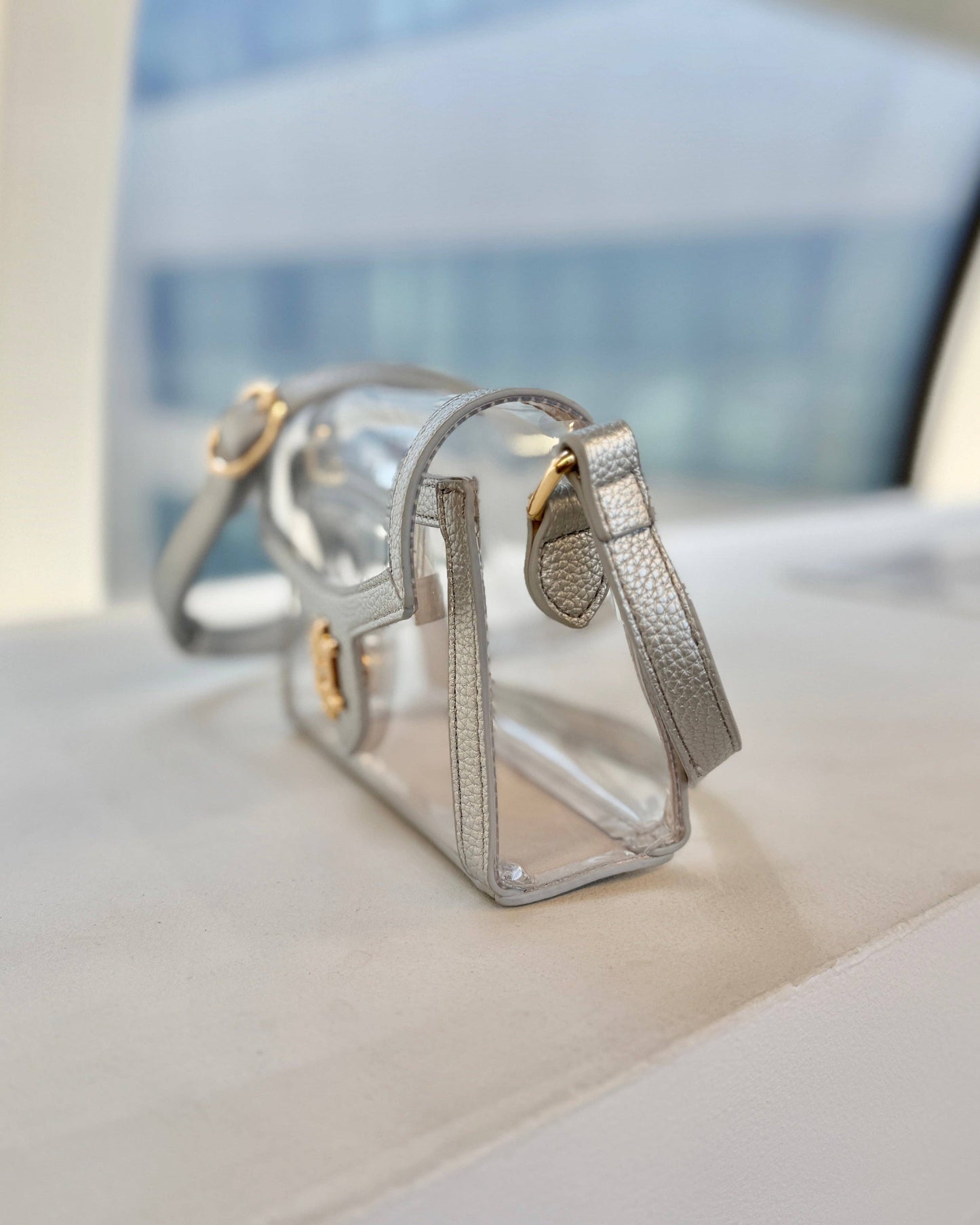 Anna Clear Bag Silver