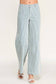 Blue Pinstripe High Rise Stretch Jean | Petra 153