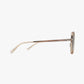 LEX CHAMPAGNE Polarized Navigator Metal Sunglasses