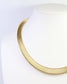 Monroe Herringbone Necklace Gold | Caroline Hill