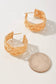 Braided Hoop Earrings