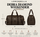 Diamond Quilted Weekender Duffel Bag | Espresso