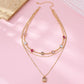 The Crystal Touch Layered Necklace