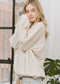 Soft Stripe Pullover Taupe | Sweet Generis