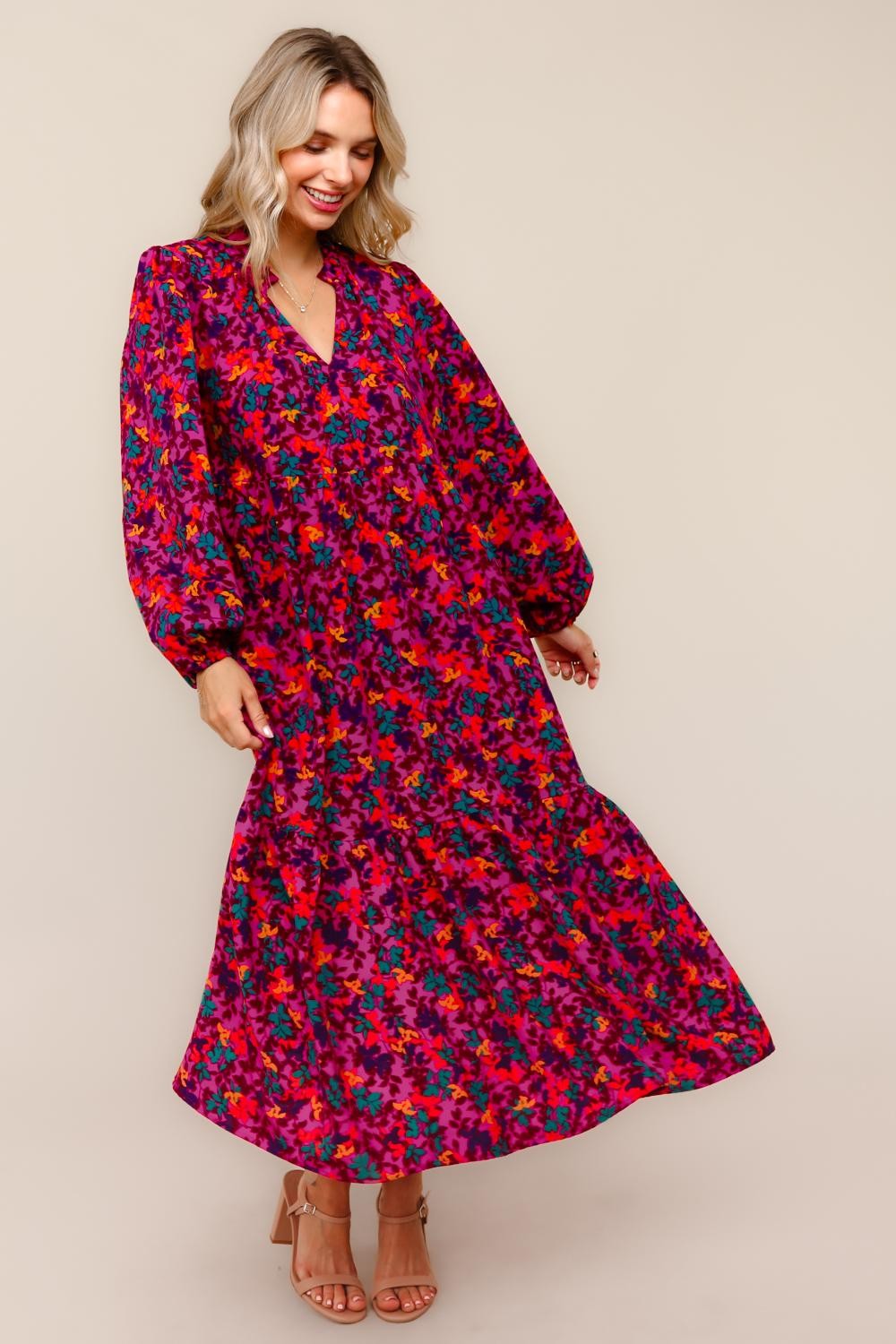 The Lindsay Tiered Maxi | Haptics