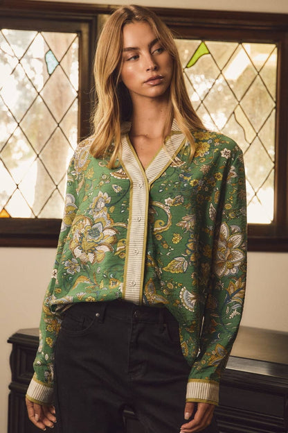 Paisley Printed Blouse
