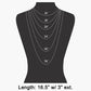 Pearl Pendant Herringbone Chain Necklace