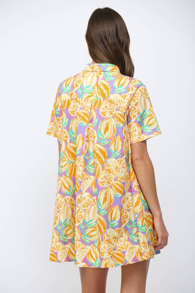 The Citrus Poplin Dress | Fate