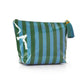 Large Striped Makeup Bag | Waterproof