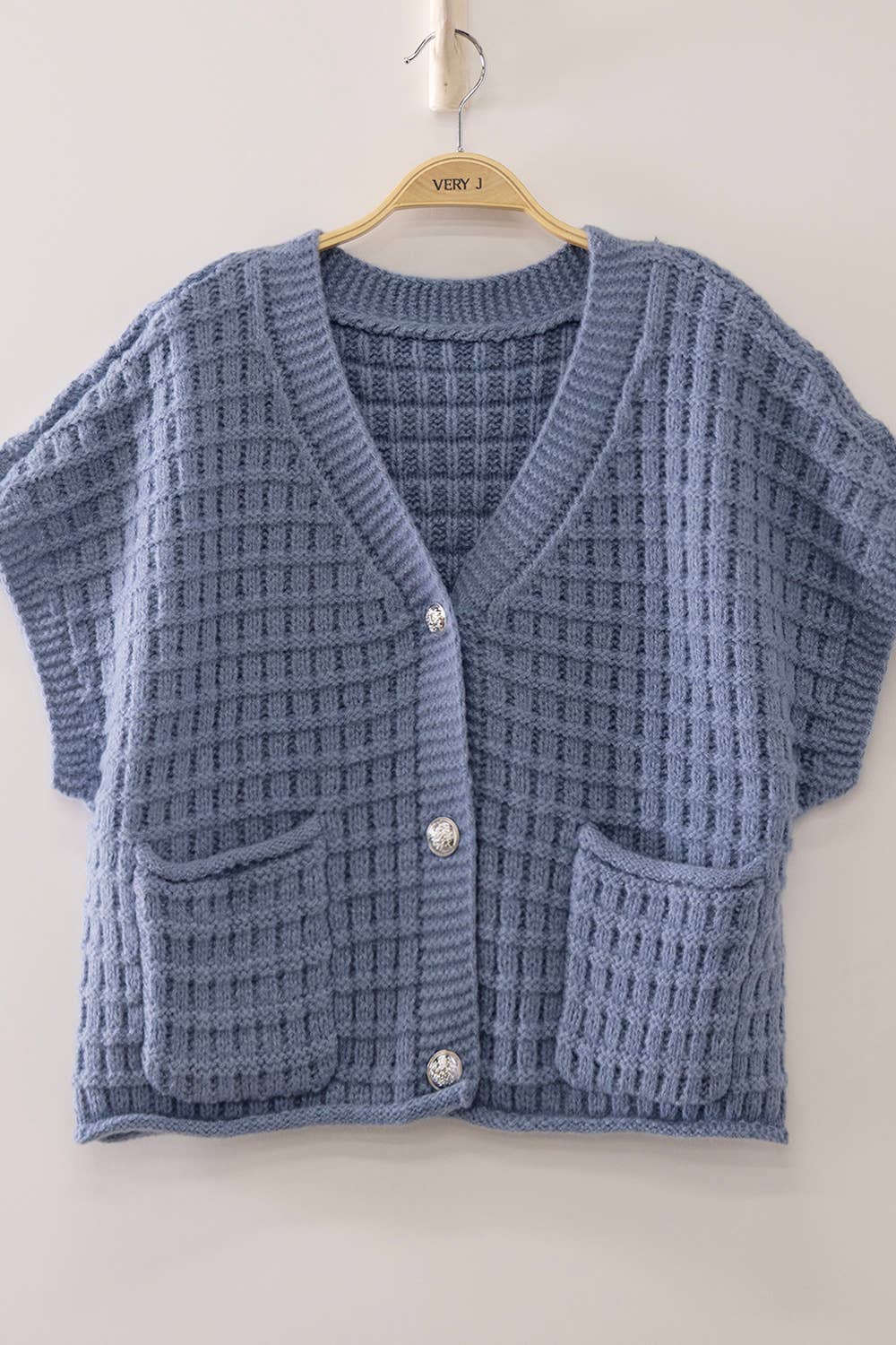 Waffle Texture Crop Cardi | Very J