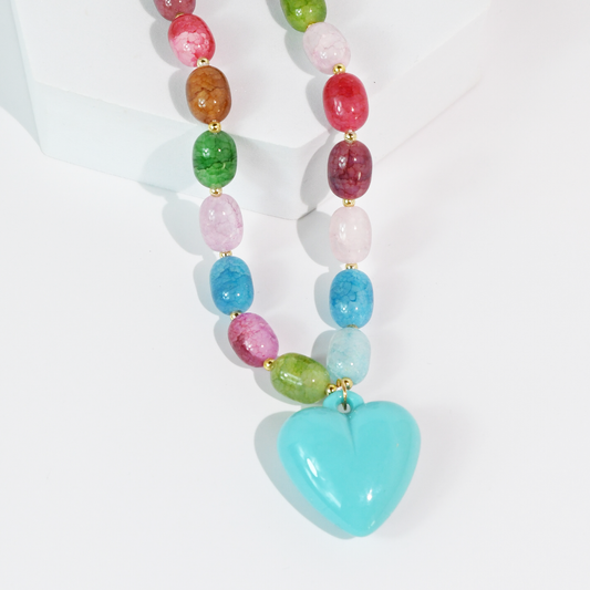 Happy Heart Necklace | Treasure Jewels (2 Colors)