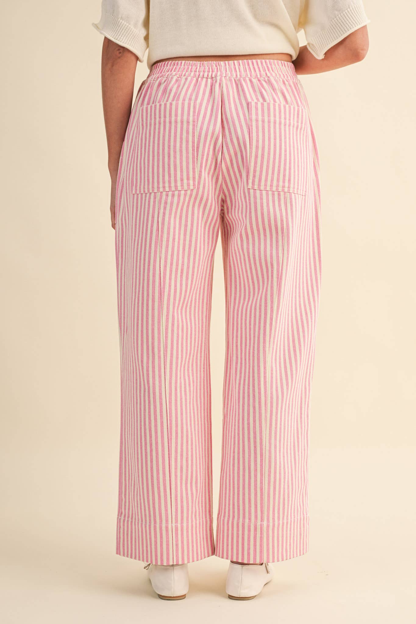 Kimber Pink Stripe Pant | &Merci