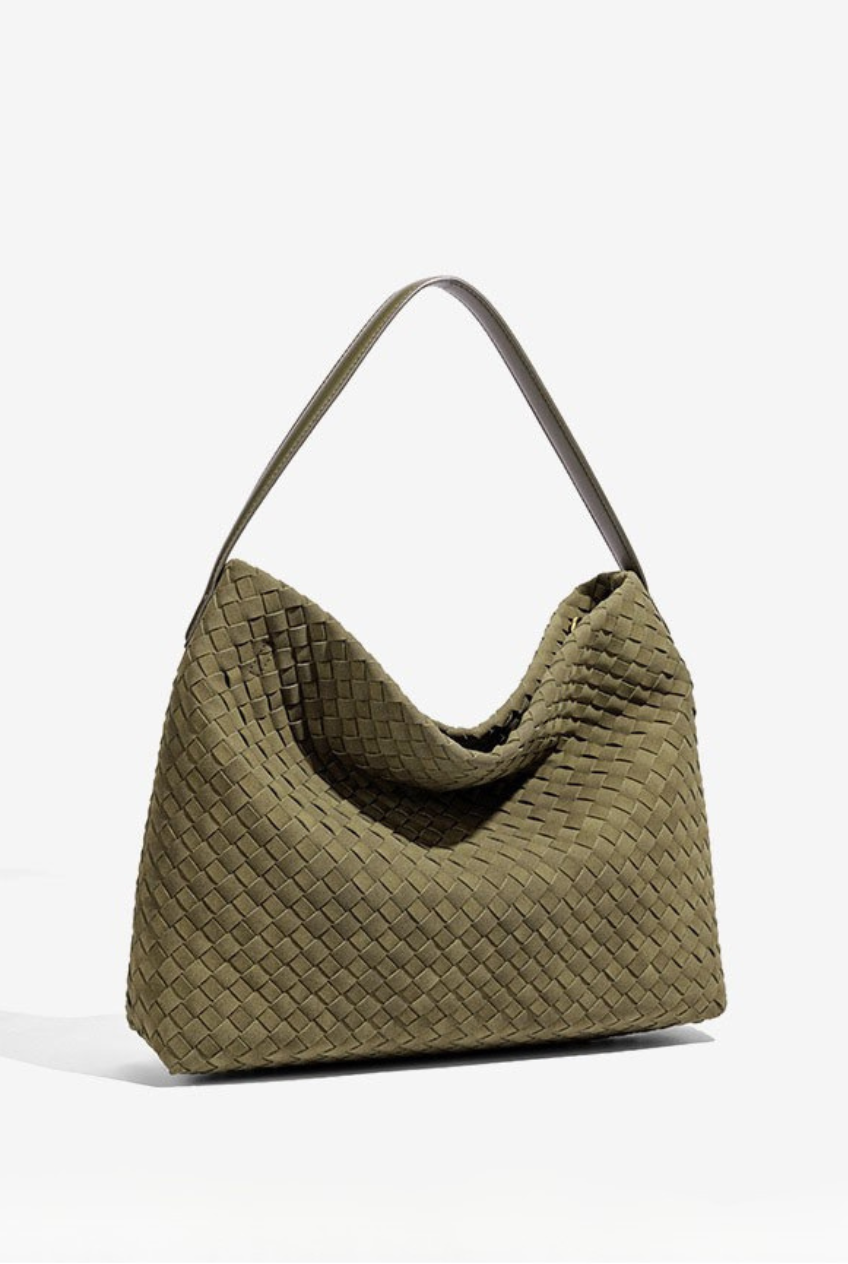 Woven Suede Hobo | 3 Colors