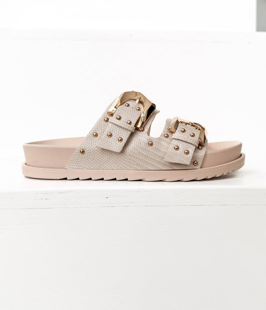 Marigold Sandals in Cream